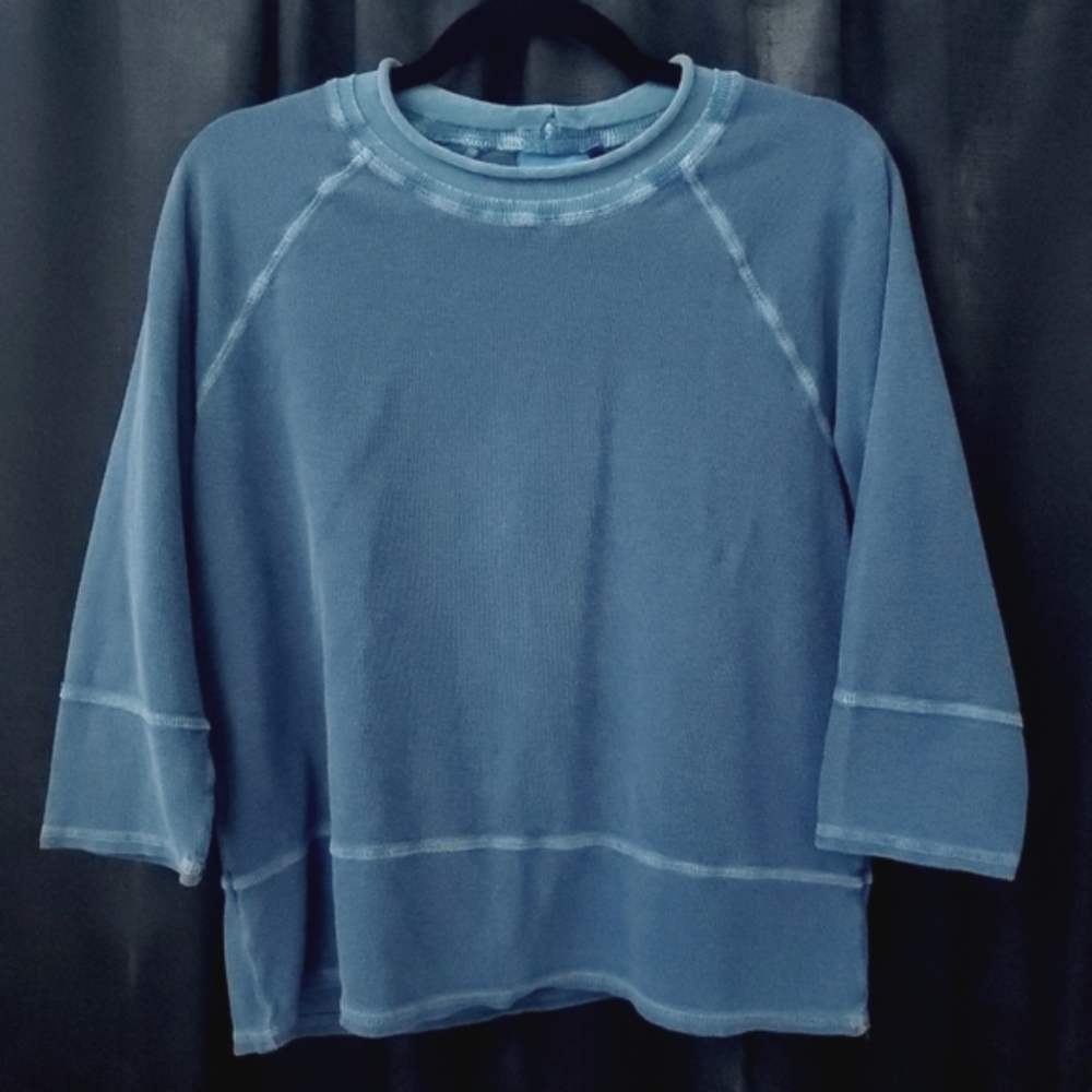 Hot Cotton Double Hem Pullover Sweater
